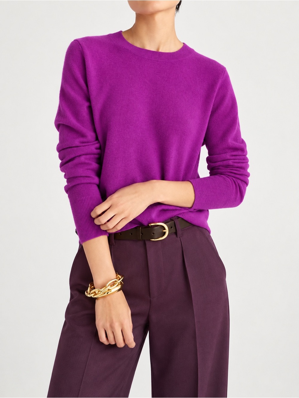 J. Crew Cashmere Relaxed Crewneck Sweater Size XS